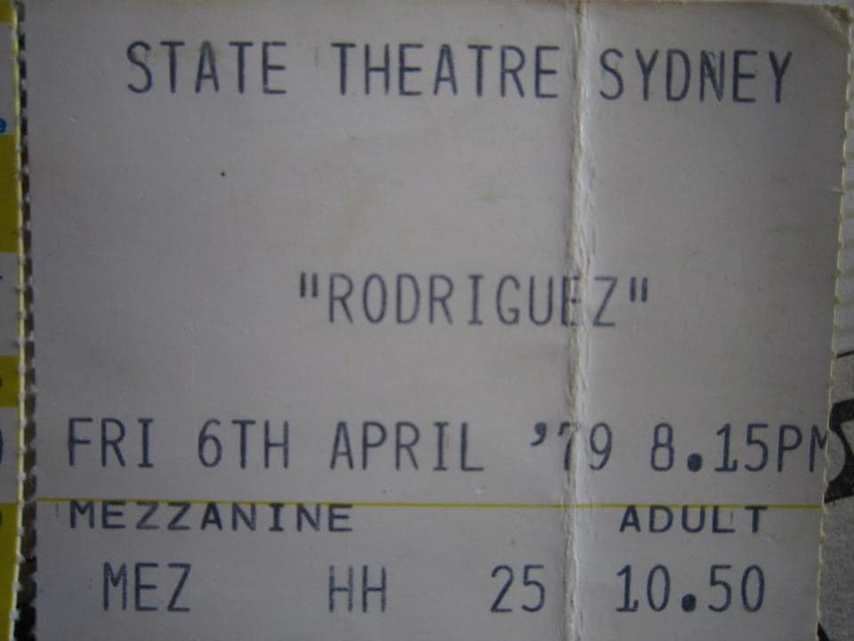 Ticket 6th April 1979 | Thanks to Allan Meadows