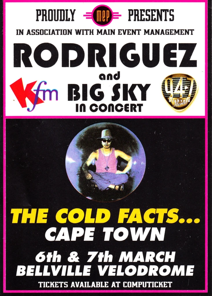 Flyer: The Cold Facts... Cape Town 6th & 7th March 1998